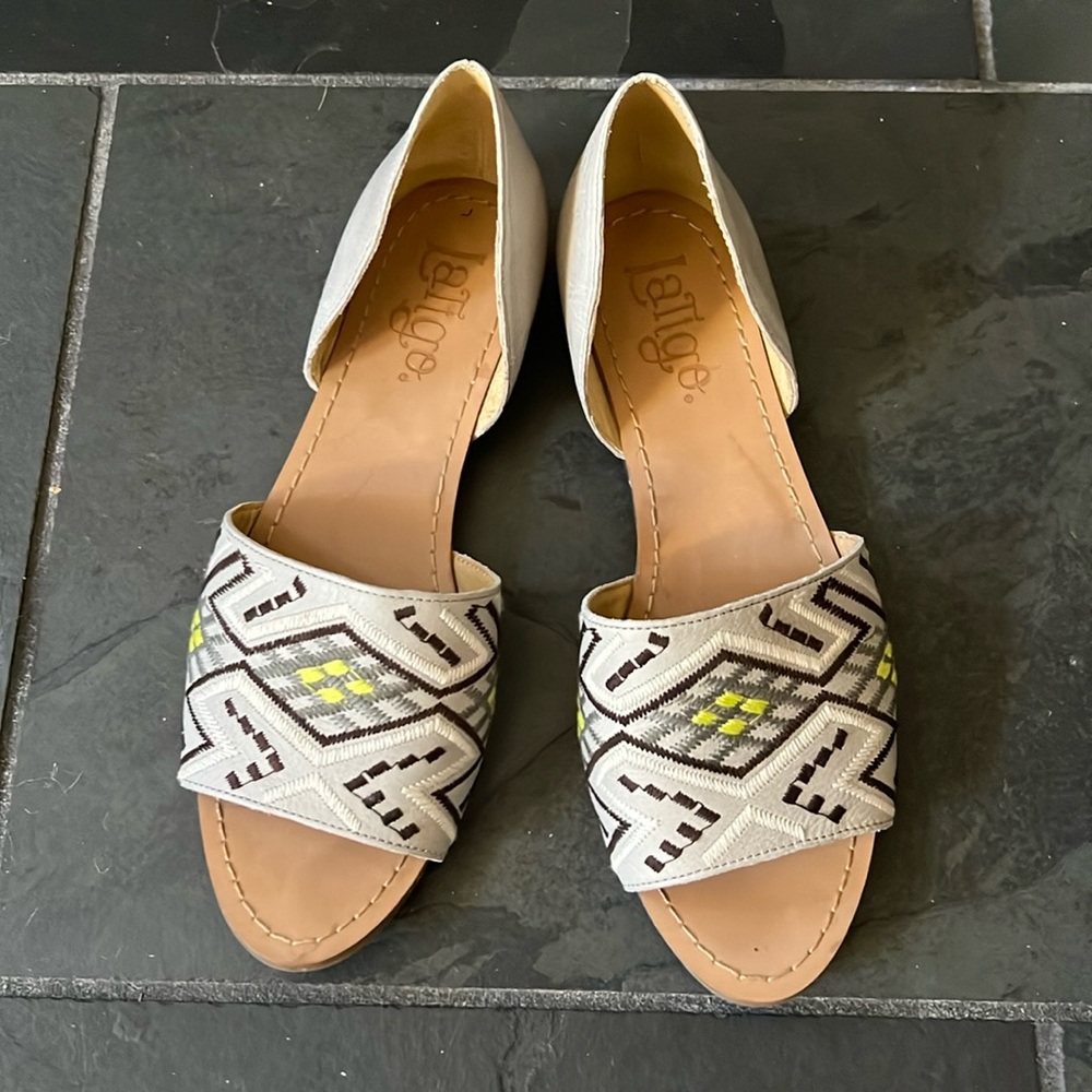 NEW Anthropologie Latico sandals with unique design